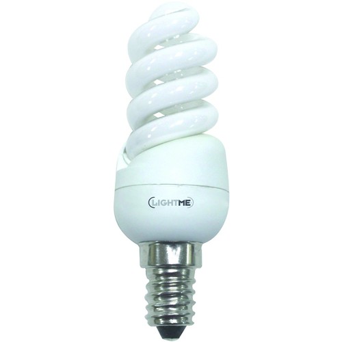 LM85000 LightMe (LIGHTME) ESL Full Spiral 9W-E14/827 Produktbild Front View L