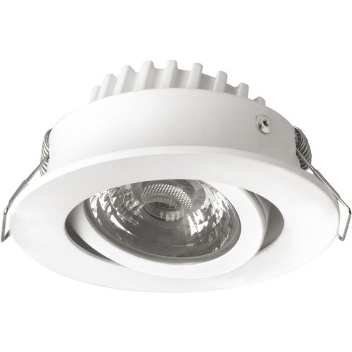 MM76732 Megaman MM LED Dim. RICO HR IP44 36° WH 9W-700lm/928 Produktbild Front View L