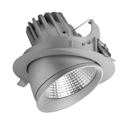 MT76634 Megaman MT CARLO DL 35° 170mm silber f. 24W TECOH MHx o.LM Produktbild front M