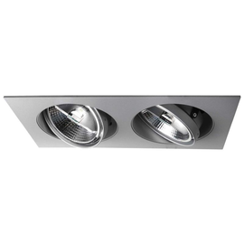 MT76751 Megaman MT OWEN Einbau 2x AR111 LED GU10-silber-o.LM Produktbild front M