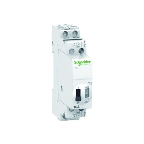 A9C30212 Schneider E. iTL Fernschalter 48VAC/24VDC 2P 16A Produktbild Front View L