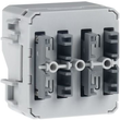 80141300 Berker BERKER KNX W.1 Taster BA 1fach mit Mittelstellung IP55 AP Produktbild Additional View 2 S