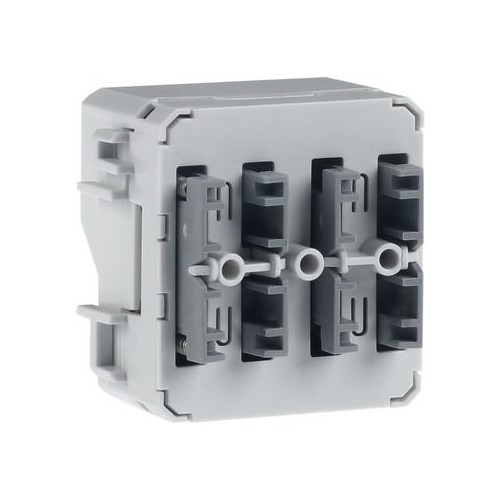 80141300 Berker BERKER KNX W.1 Taster BA 1fach mit Mittelstellung IP55 AP Produktbild Additional View 2 L