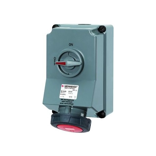 7289 Mennekes MENNEKES CEE Steckdose AMELAN 63A 4p 400V 6h IP67 Produktbild Additional View 1 L