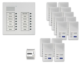 PPUF14/2-EN/02 TCS pre:pack14 bestehend aus Audio Außenstation Serie PUK 2 reih Produktbild front M