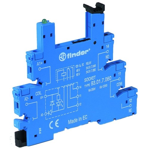 93018240 Finder Fassung mit Schraubanschlüssen, für Relais 34.51 Produktbild Additional View 2 L