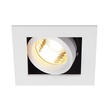 115511 SLV KADUX 1 GU10 Downlight, eckig,mattweiss, max. 50W Produktbild front S