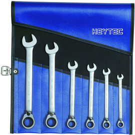 50720600180 Heyco Knarren Ringmaulschlüsselsatz, umschaltbar Produktbild front M