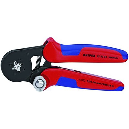 97 53 04 SB Knipex Aderendhülsen Presszange, selbsteinstellend Produktbild Additional View 4 L