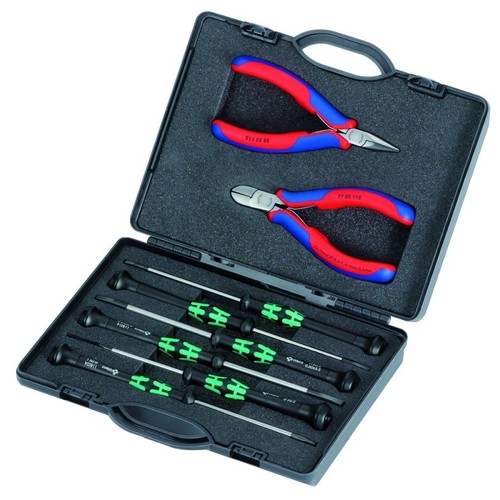 00 20 18 Knipex Elektronik Werkzeug-Set Produktbild Additional View 1 L