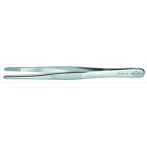 92 64 43 Knipex Präzisionspinzette, stumpfe Form Produktbild Additional View 4 L
