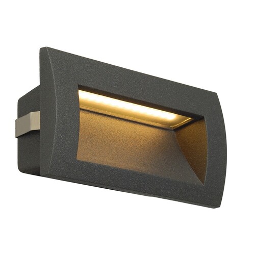 233625 SLV DOWNUNDER OUT LED M Wand einbauleuchte, anthrazit Produktbild Front View L