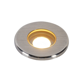 233540 SLV DASAR LED MINI Bodeneinbau leuchte, rund, Edelstahl 316,2W, 3000K, Produktbild front M