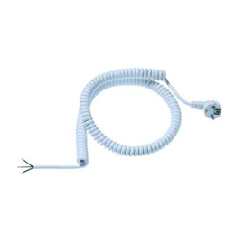 E663.271W Eltropa Spiralleitung PVC 3x1,5mm², ws 1m / 4m, m. Stecker Produktbild