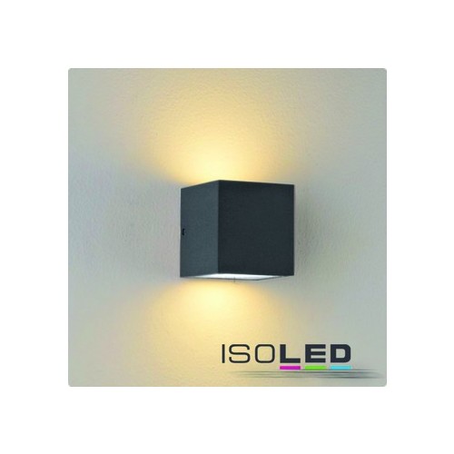 112184 Isoled Wandleuchte IP44, 2xGX53, anthrazit Produktbild Additional View 3 L