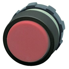 BS3DL RT Benedict Leuchtdrucktaste rot m.Kunststoff Frontring schwarz Produktbild front M