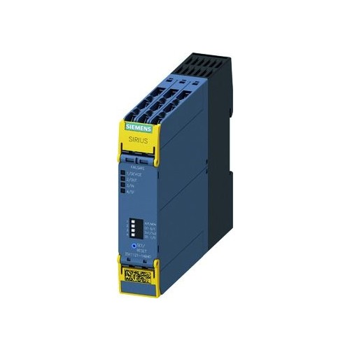 3SK1121-1AB40 Siemens SIRIUS SICHERHEITSSCHALTGERAET ADV R3+1 Produktbild Back View L