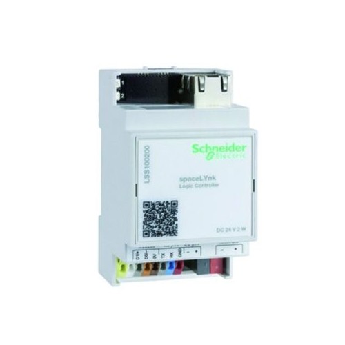 LSS100200 Schneider E. KNX spaceLYnk Controller Produktbild Front View L