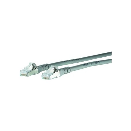 13084G2033-E Metz Connect 25G Patchkabel RJ45 AWG26     S/FTP LSHF 2,0 m grau Produktbild Additional View 2 L