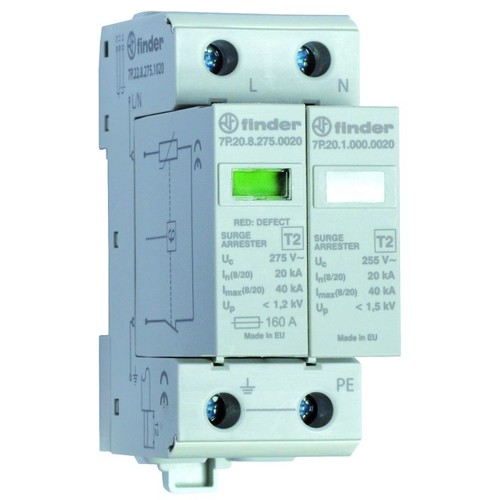 7P2282751020 Finder Überspannungsableiter Typ 2, Varistor + Produktbild Additional View 2 L
