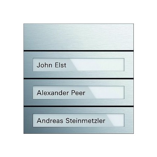 5533926 Gira Ruftastenmodul 3f System 106 Aluminium Produktbild Additional View 1 L