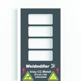 1500330000 Weidmüller INLAY SFX M 17/60 Produktbild