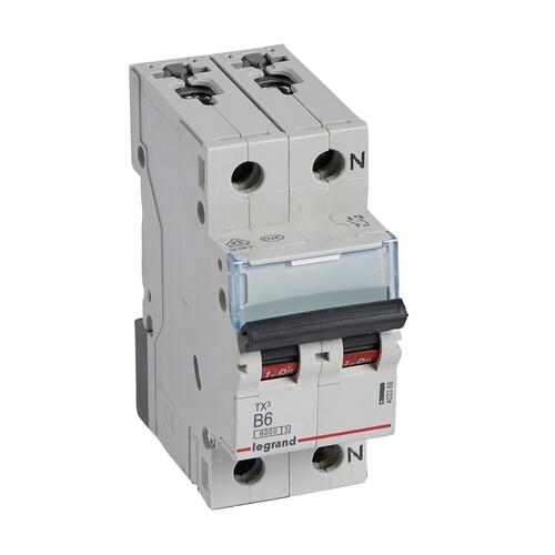 403368 Legrand TX3 LS B6A 1P+N 6KA 2M Produktbild Additional View 3 L