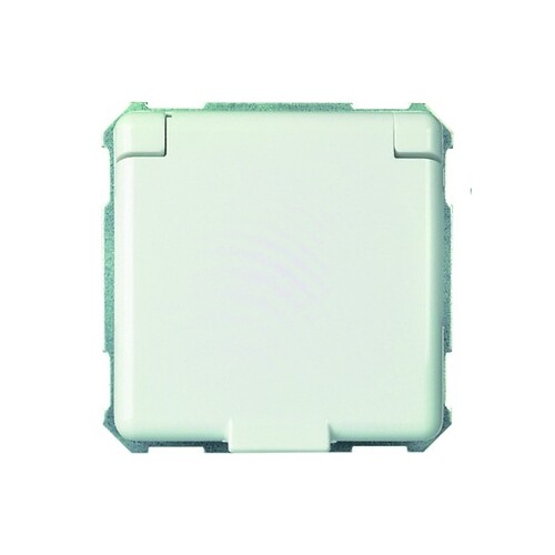 225034 Schneider E. Steckd. m. Klappd. 16A FAS/RI/SC STK rw Produktbild Front View L