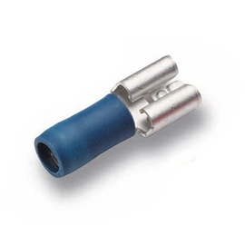 2810668 Eltropa Flachsteckhülse Kupfer blau 1,5-2,5qmm 6,3x0,8mm isoliert Produktbild