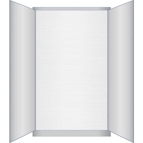 SSE9-500 ERA STANDSCHRANK MIT TÜR BXHXT= 1236X2050X500MM Produktbild Additional View 2 L