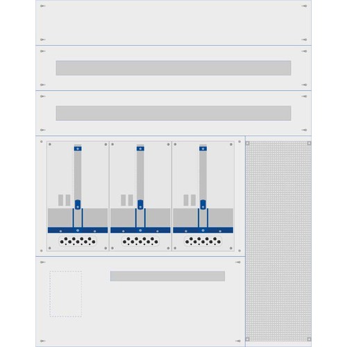 ED5SV ERA Zählerverteilereinsatz+Schwach stromfeld bxhxt=916x1150x155mm Produktbild Additional View 2 L