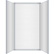 AD8+RW ERA AP-Rahmen mit Tür und Rückwan d bxhxt=1016x1800x250mm Produktbild Additional View 2 S