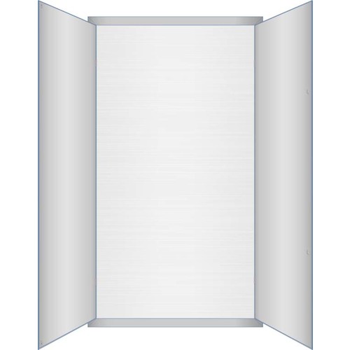 AD8+RW ERA AP-Rahmen mit Tür und Rückwan d bxhxt=1016x1800x250mm Produktbild Additional View 2 L