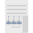 ED6SV ERA Zählerverteilereinsatz +Schwac hstromfeld bxhxt=916x1300x155mm Produktbild Additional View 2 S