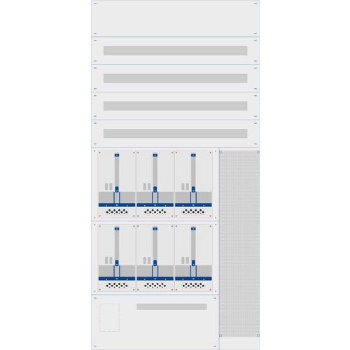 ED9SV ERA Zählerverteilereinsatz +Schwac hstromfeld bxhxt=916x1900x155mm Produktbild Additional View 2 L