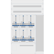 ED7SV ERA Zählerverteilereinsatz +Schwac hstromfeld bxhxt=916x1500x155mm Produktbild Additional View 2 S