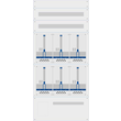 EC7OÖ ERA Zählerverteilereinsatz Oberöst erreich bxhxt=696x1500x155mm Produktbild Additional View 1 S