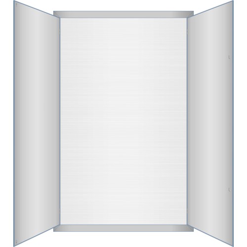 AD7+RW ERA AP-Rahmen mit Tür und Rückwan d bxhxt=1016x1600x250mm Produktbild Additional View 2 L