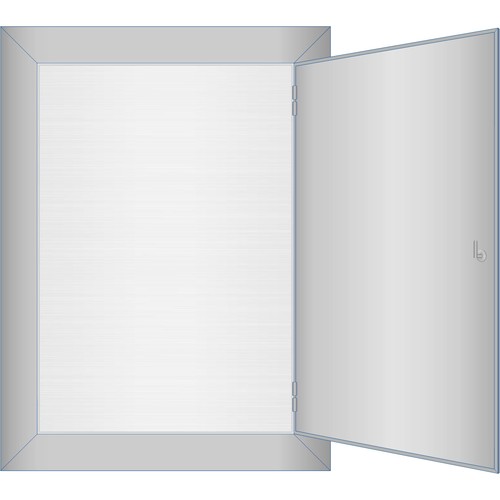 AA2+RW ERA AP-Rahmen mit Tür und Rückwan d bxhxt=446x600x180mm Produktbild Additional View 2 L