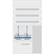 EC6SV ERA Zählerverteilereinsatz +Schwac hstromfeld bxhxt=696x1300x155mm Produktbild Additional View 2 S