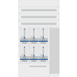 ED8SV Era Zählerverteilereinsatz+Schwach stromfeld 9016x1700x155mm EVU Energie AG Produktbild Additional View 2 S
