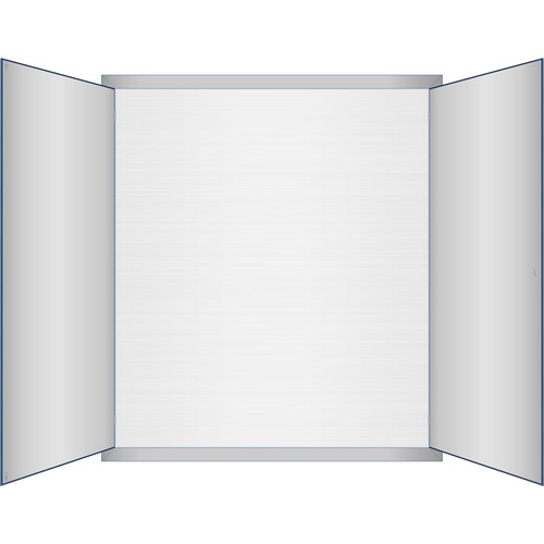 GVE6 ERA FR-VERTEILERRA.B1236 H1400 T250 LICHTGRAU,M.RW,INTEGR.SOCKEL Produktbild Additional View 2 L