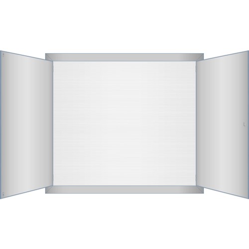 AD3+RW ERA AP-Rahmen mit Tür und Rückwand bxhxt=1016x900x250mm Produktbild Additional View 2 L