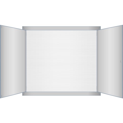 AD3+RW ERA AP-Rahmen mit Tür und Rückwand bxhxt=1016x900x250mm Produktbild Additional View 2 L