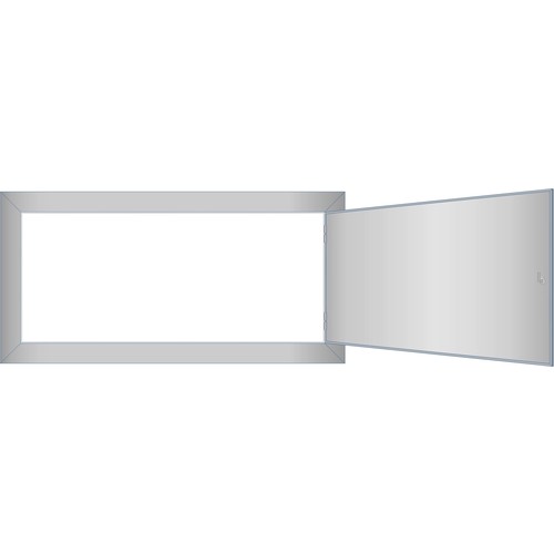 UC1 ERA UP-Rahmen mit Tür b=790, h=394, t=60 Produktbild Additional View 1 L